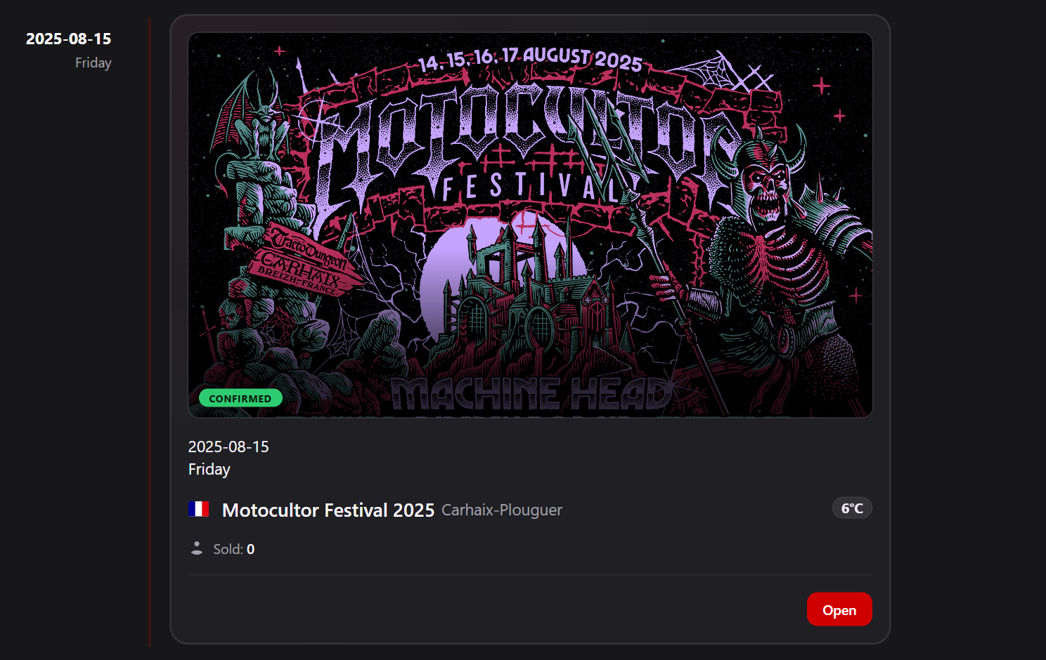 Mobile tour timeline in the Portal